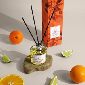 home fragrance 'spunky' tangerine, orange, lime, 100 ml